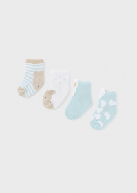 Novorozenecké ponožky - set 4 párů MAYORAL